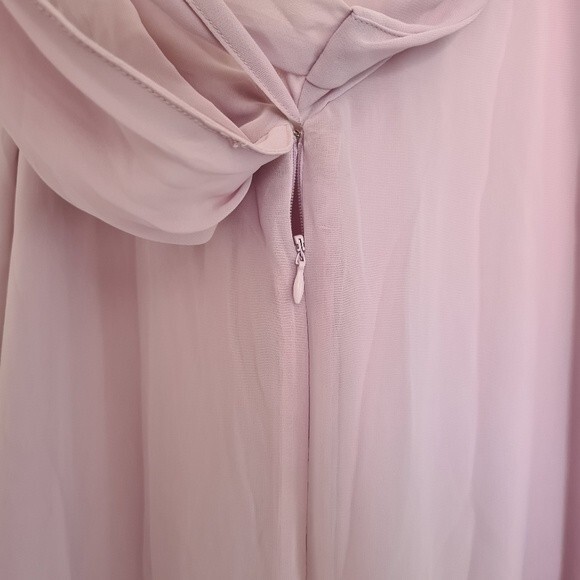 SLNY Shawl Collared Dress | French Lilac | Size: 10 | NWT - Picture 6 of 6